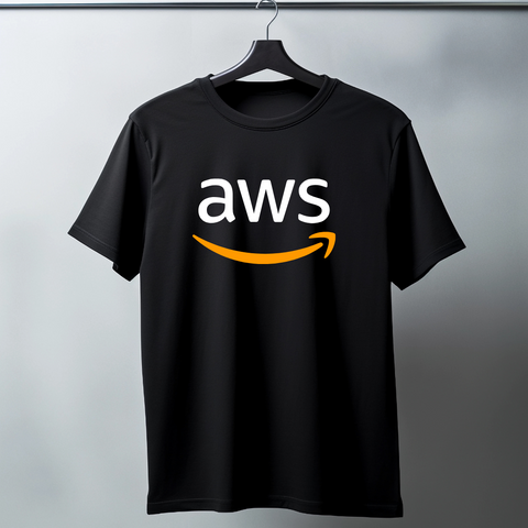 AWS Logo - Half sleeve graphic t-shirt