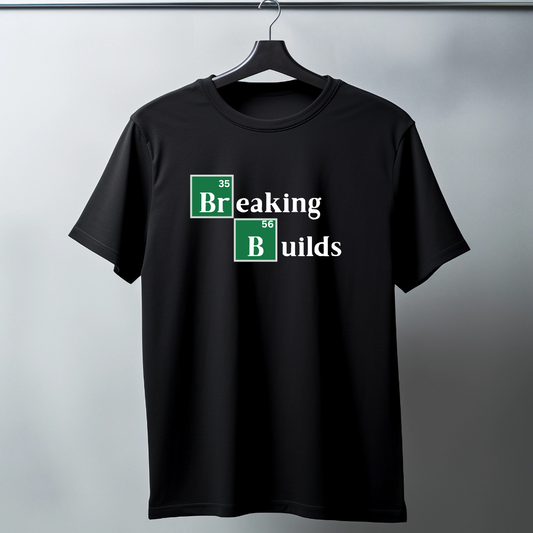 Breakingbad (Build) - Half sleeve graphic t-shirt