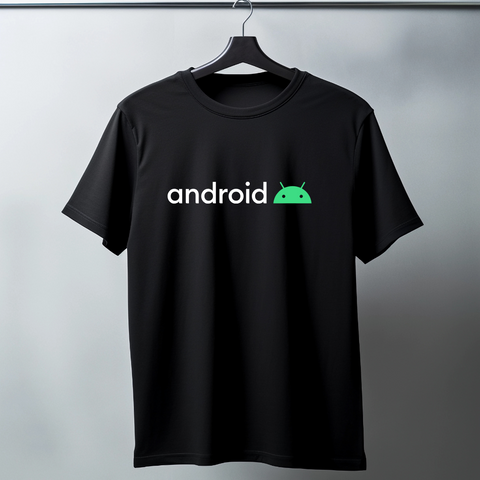 Android Developer Logo - Half sleeve graphic t-shirt
