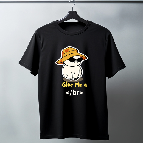 Give Me a Break- Half sleeve graphic t-shirt